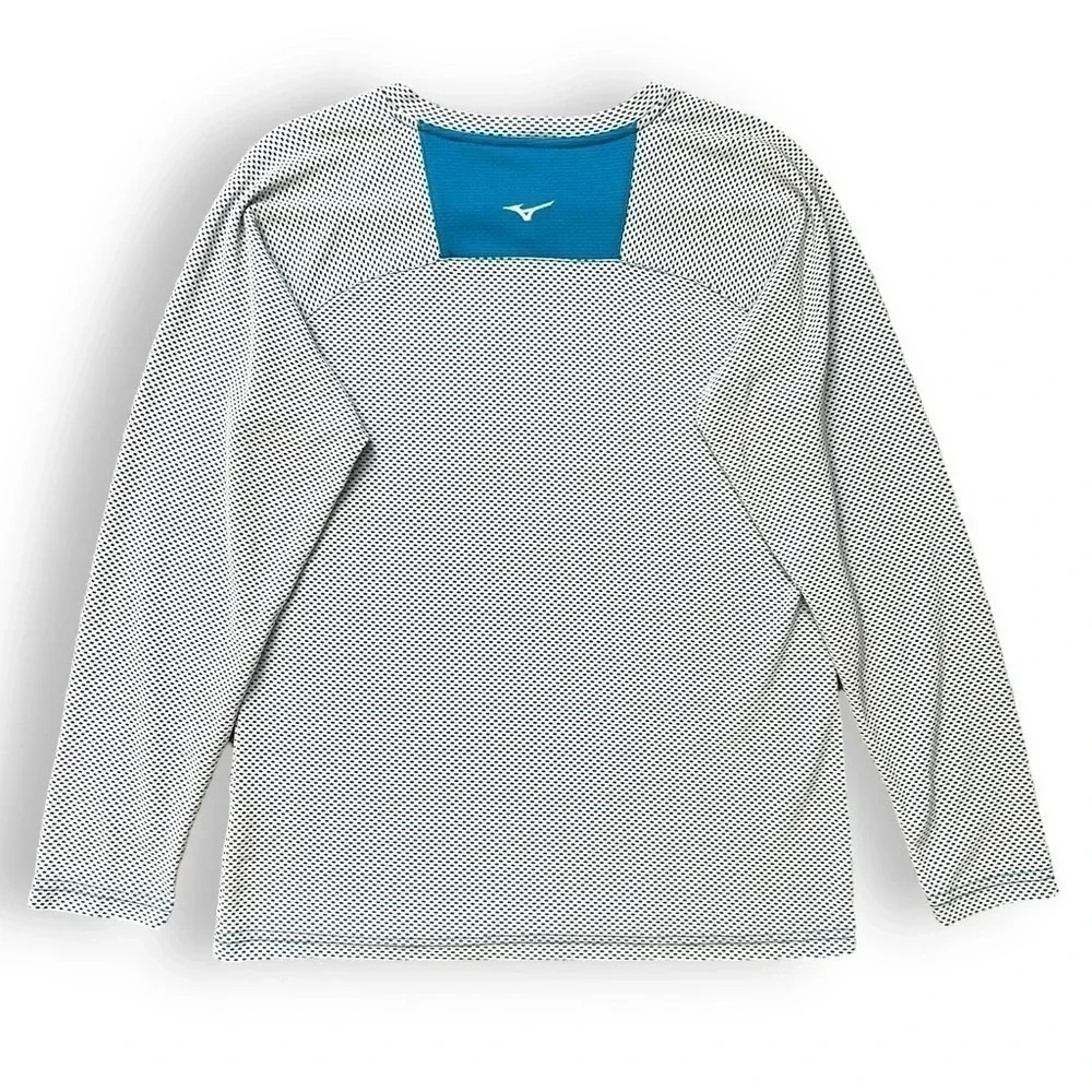 Mizuno Women’s Fastpitch Softball Training Top V-Neck Long Sleeve Size Large - Picture 3 of 6